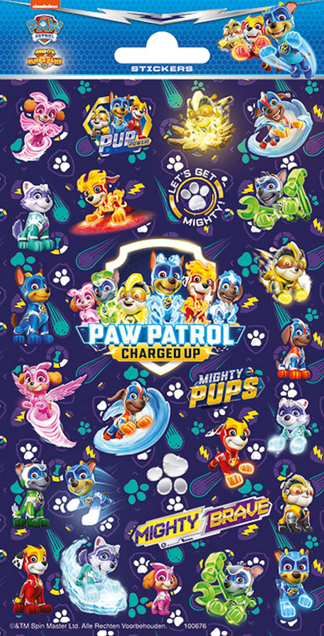 Hoja de pegatinas Totum twinkle patrulla canina