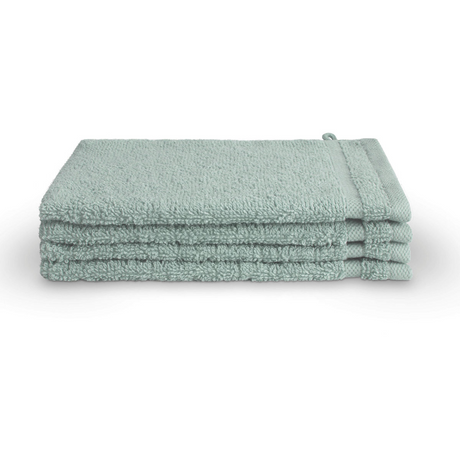 Byrklund bath basics washand 16x21cm - zeeblauw - 4 stuks
