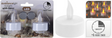 Theelicht led timer 2 stuks op kaart