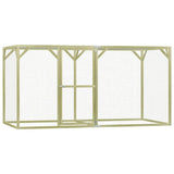 Vidaxx chicken coop 3x1.5x1.5 m steel