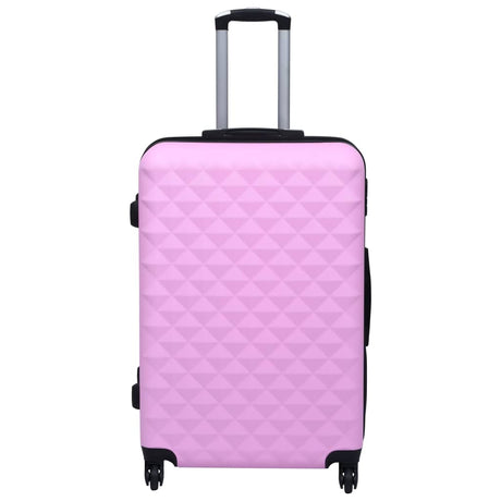 Vidaxl 3 partes de equipaje duro ABS Pink