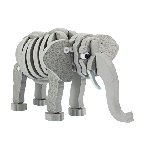 Toi-toys Puzzle 3D elefante junior 31,5 cm espuma gris 75 piezas