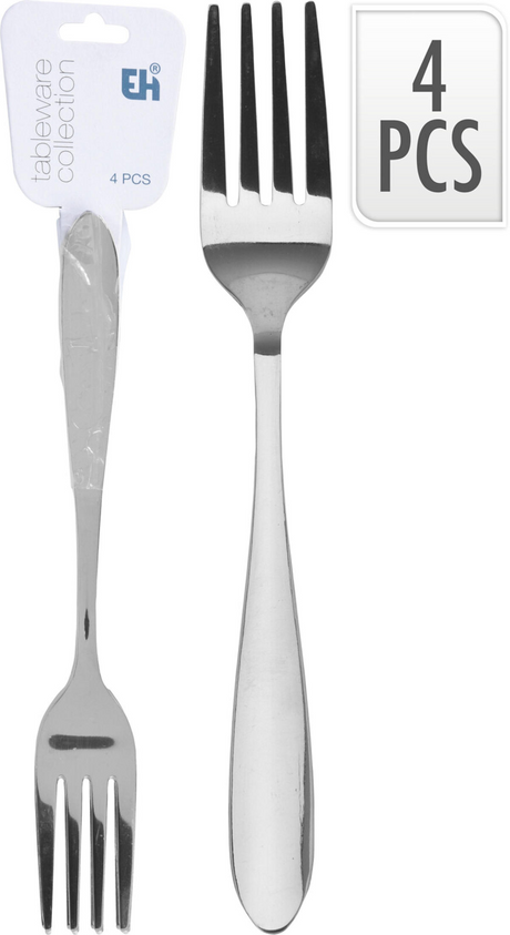 Excelente tenedor para el hogar de 19,7 cm, juego de 4 piezas.