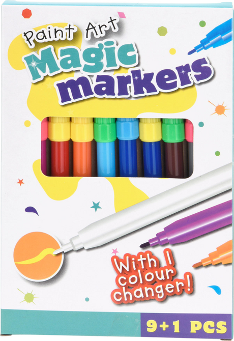 Rotuladores mágicos que cambian de color, 10 uds.