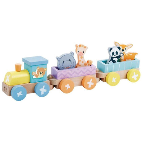Tren de animales de madera Studio Circus 7 piezas