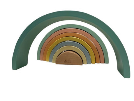 Bloques de arco iris de circo de estudio. 1+