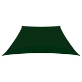 Vidaxl Zonnezeil Trapezium 2 4x3 m Oxford Fabric Dark Green