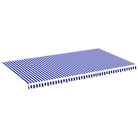 Tela de reemplazo de Vidaxl para Luifel 6x3.5 m azul y blanco