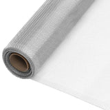 VidaXL malla 112x2000 cm aluminio color plata