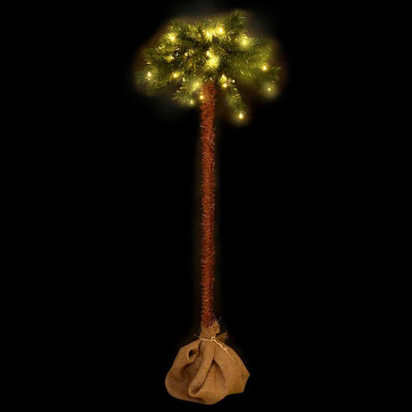 Árbol de Navidad Vidaxl con LED 210 cm