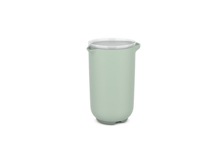 Vaso mezclador con tapa Mepal chef it - 1 l - cabe en la puerta del frigorífico - apto para microondas y lavavajillas - material para hornear - salvia nórdica