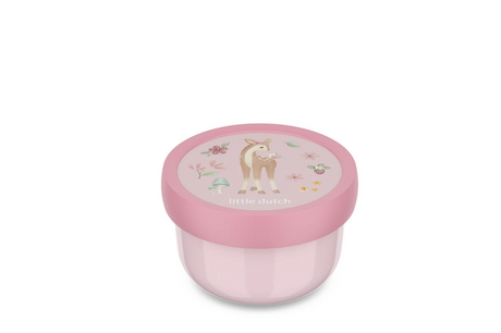 Caja de frutas Mepal campus little dutch - 300 ml - incluye tenedor de frutas - cierra bien - caja de refrigerios - jardín de hadas