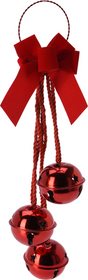 Campanas para colgar puerta rojo 14x14x46cm