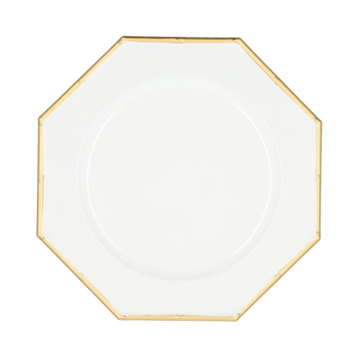 Hbx natural living placa base hexagonal dia33cm oro blanco