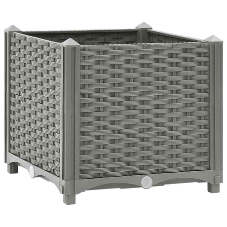 Jardinera vidaxx elevada 40x40x38 cm polipropileno