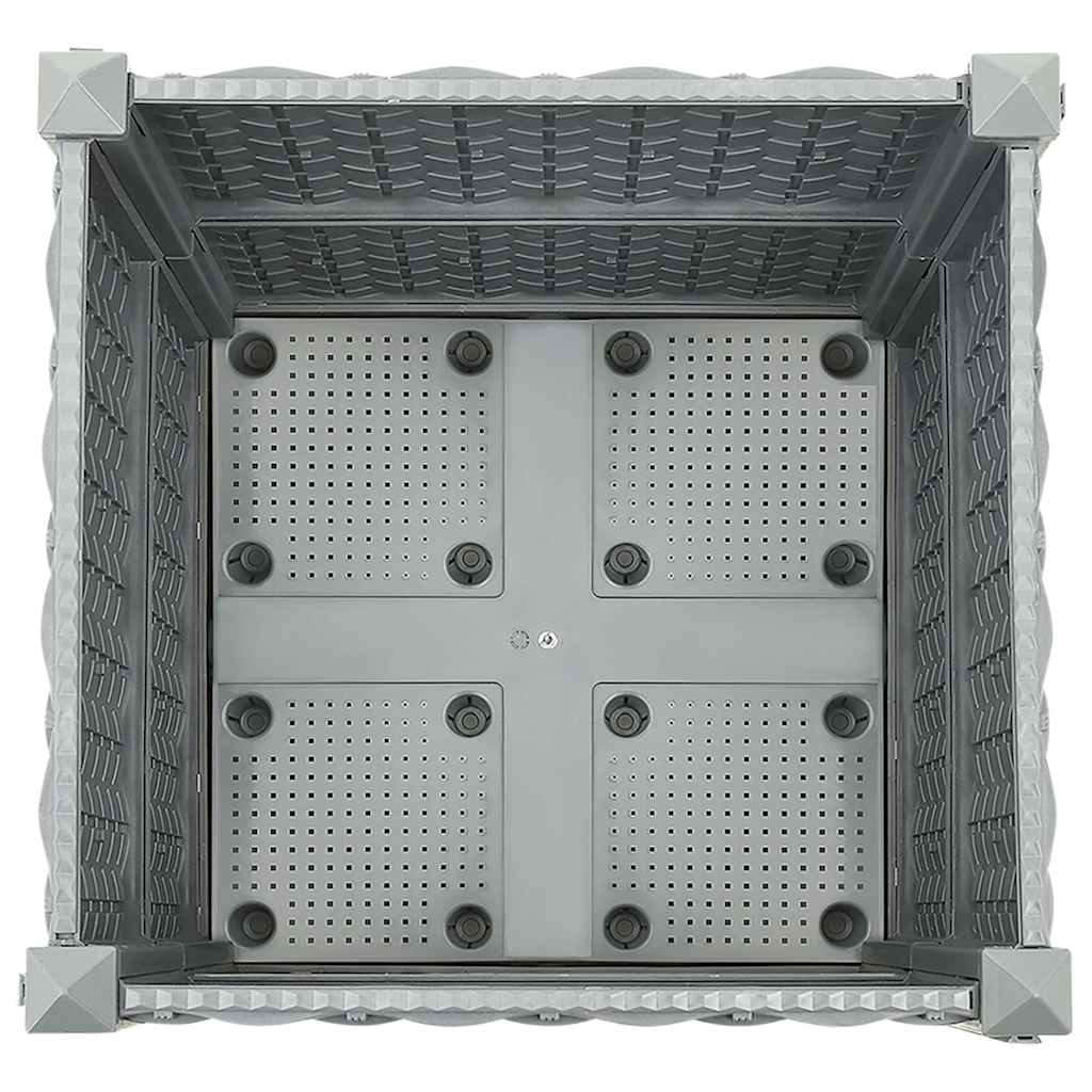 Jardinera vidaxx elevada 40x40x38 cm polipropileno