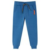 VidaXL Pantalón deportivo infantil 140 azul