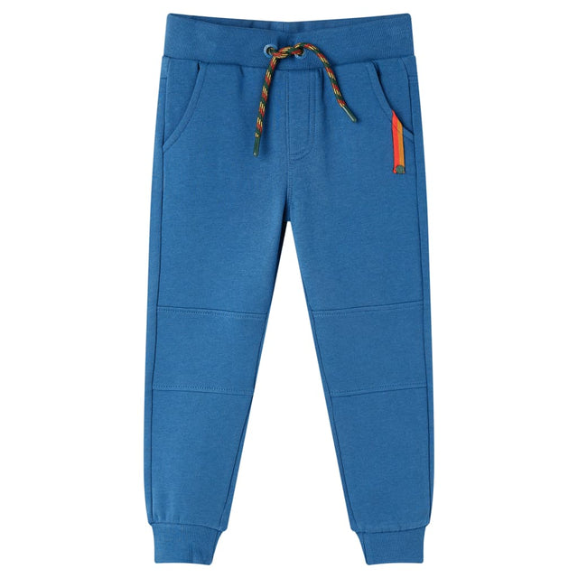 VidaXL Pantalón deportivo infantil 140 azul