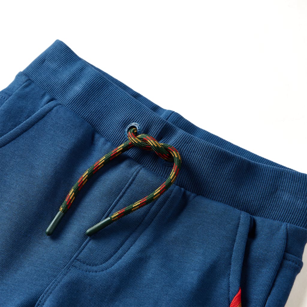 VidaXL Pantalón deportivo infantil 140 azul