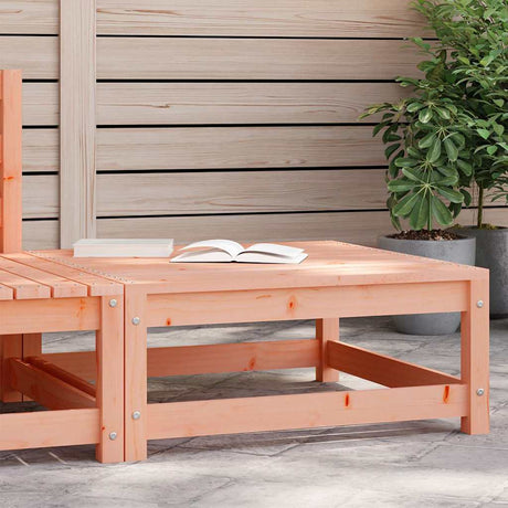 Vidaxl tuinvoetenbank 70x70x30 cm massief douglashout