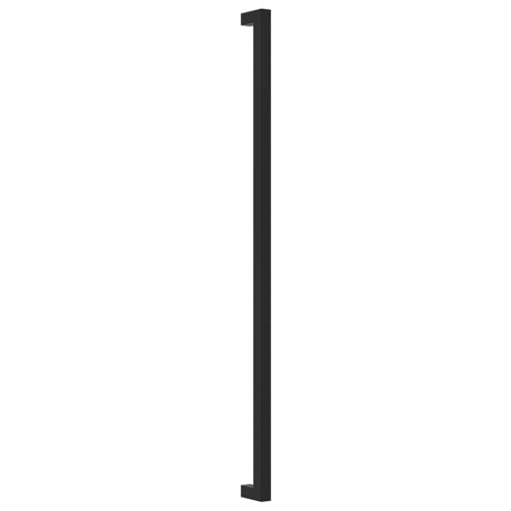 VidaXL tiradores 10 piezas 480 mm acero inoxidable negro