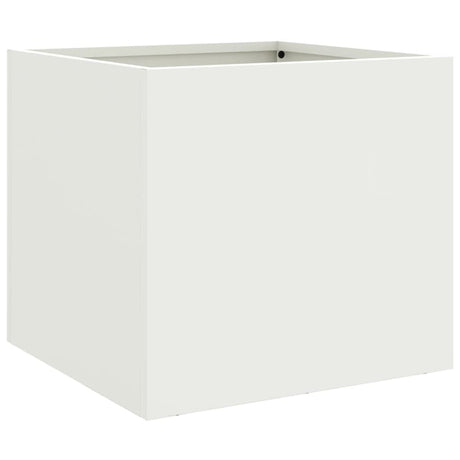 Vidaxx jardinera 32x30x29 cm acero blanco