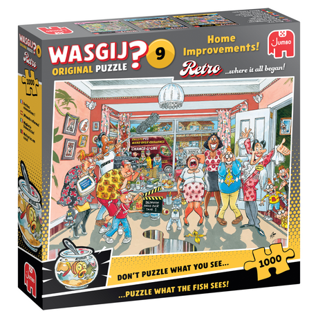 Rompecabezas jumbo wasgij retro original 9 - pequeña renovación, 1000 piezas.