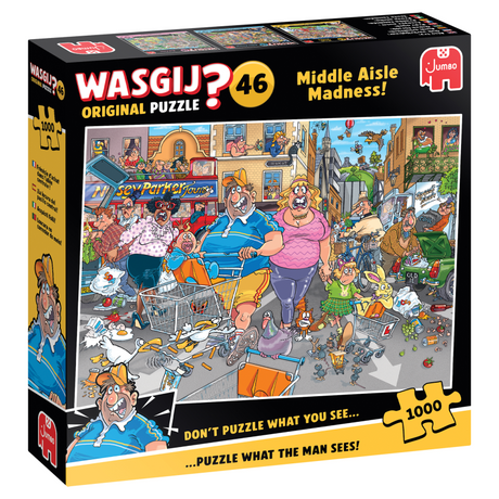 Rompecabezas Wasgij original 46: ¡grandes oportunidades!, 1000 piezas.