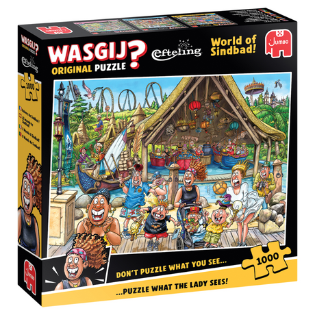 Rompecabezas original de Wasgij Efteling: ¡el mundo de Sindbad! - 1000 uds.
