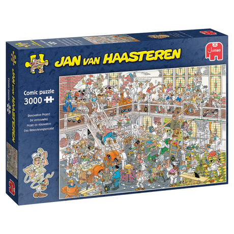 Rompecabezas de Jan van Haasteren - La renovación, 3000 piezas.