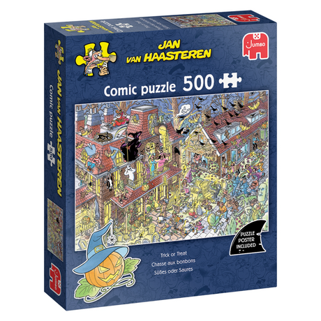 Puzzle Jumbo Jan van Haasteren truco o trato 500pzs