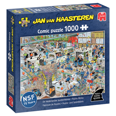 Jumbo Jan van Haasteren la fábrica de juegos holandesa 1000 piezas FSC mezcla 70%