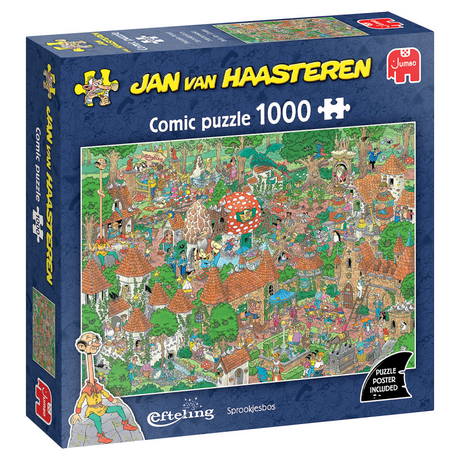 Rompecabezas Jumbo de Jan van Haasteren - Bosque de cuento de hadas de Efteling, 1000 uds.