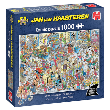 Jumbo Jan van Haasteren - en la peluquería rompecabezas 1000 piezas