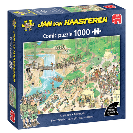 Rompecabezas de Jan van Haasteren: el recorrido por la jungla, 1000 piezas.