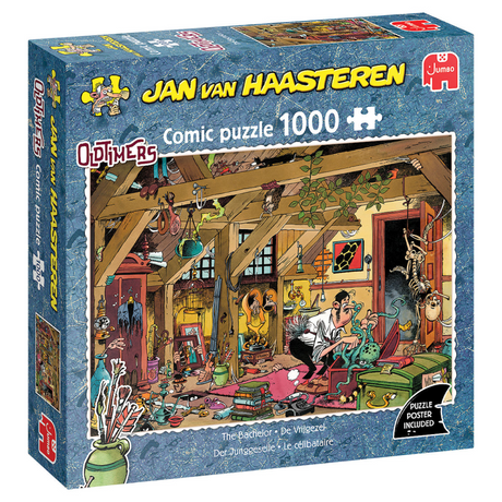 Rompecabezas Jumbo de Jan van Haasteren - coches antiguos el soltero, 1000 uds.
