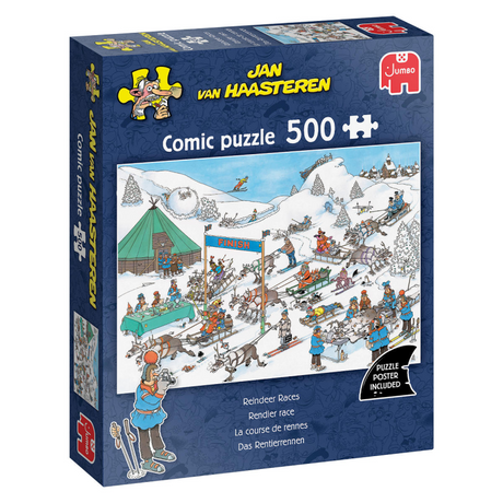 Rompecabezas Jumbo de Jan van Haasteren - carrera, 500 uds.
