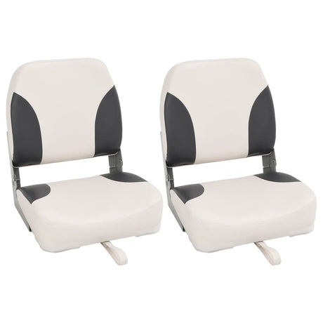 Vidaxx sillas para barco 2 uds plegables con respaldo alto 41x36x48 cm