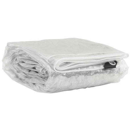 Vidaxx lona transparente con ojales 4x8 m PVC