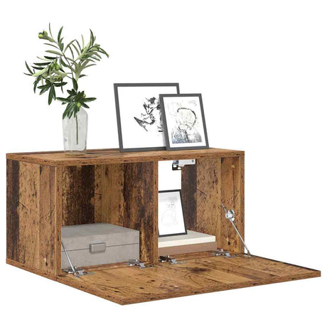 Vidaxl tv-meubelset 2 st multikleur bewerkt hout