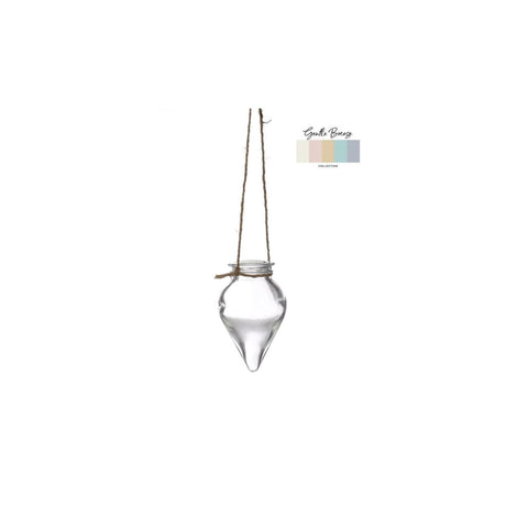 Ideas 4 estaciones florero brisa colgante ø6xh31cm transparente