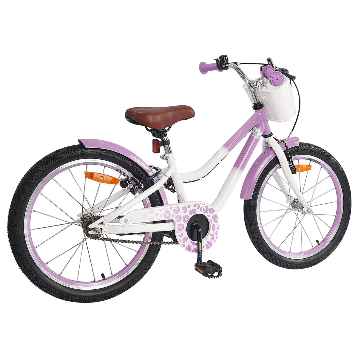 Vidaxl kinderfiets 18 inch voor 5-7 jaar paars