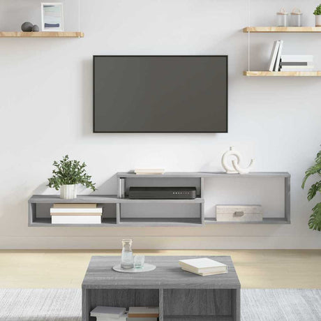 Vidaxl tv-stand 150x25x28,5cm bewerkt hout