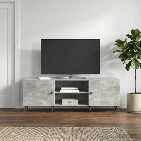 Vidaxl tv-kast 150 x 31 x 50 cm betongrijs bewerkt hout