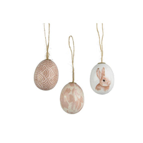Decoris decoración colgante huevo espuma ø4xh6cm