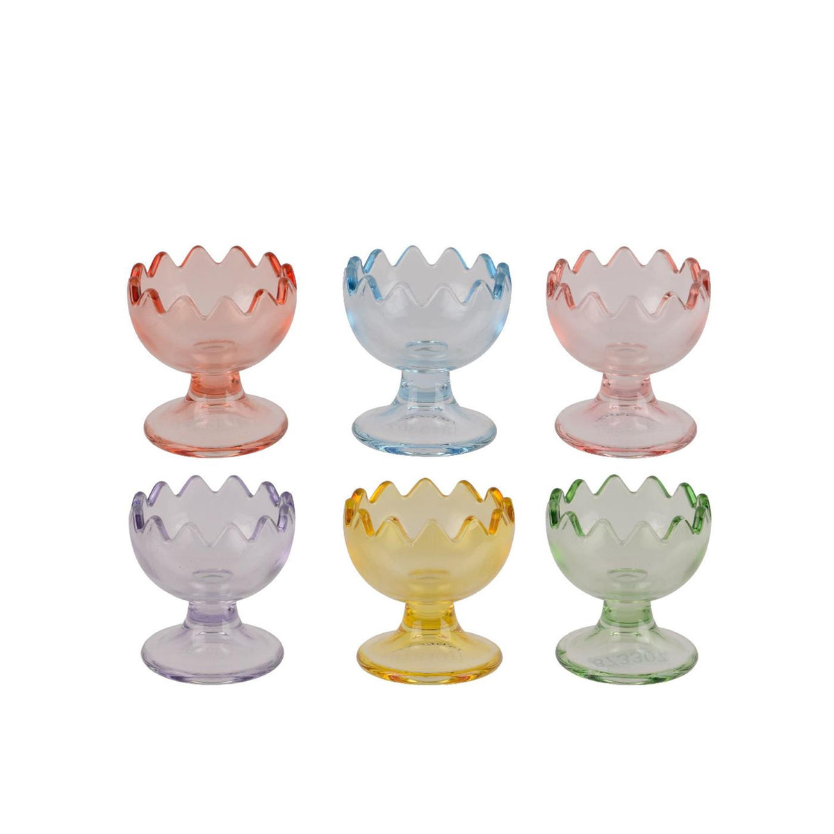 Decoris huevera cristal ø5,5xh5,5cm