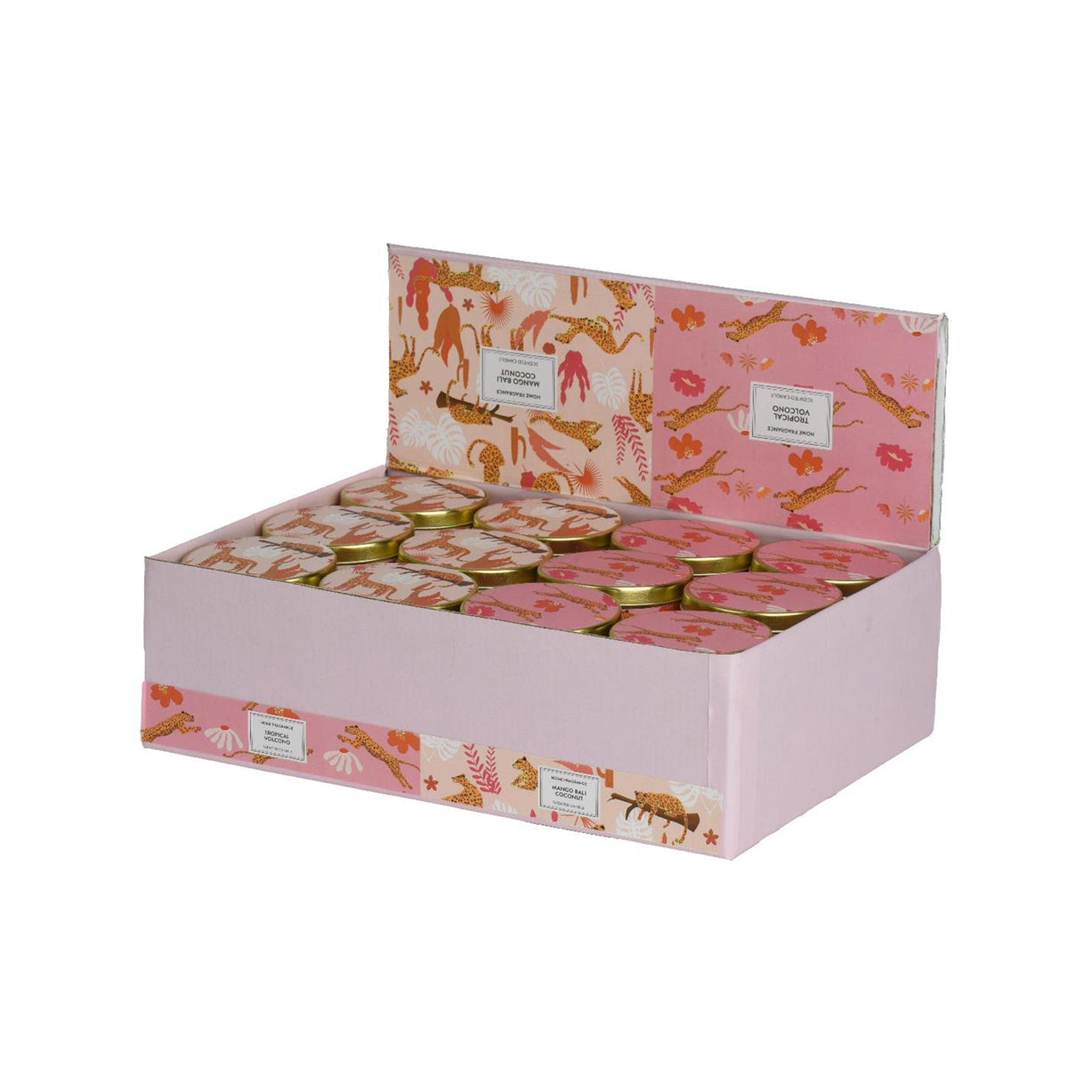 Vela perfumada Decoris en lata ø7,8xh4,5cm