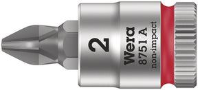 Wera 8751 una combinación de vasos de punta zyklop con accionamiento 1 4, ph 1 x 28 mm - 1 pieza(s) - 05003350001