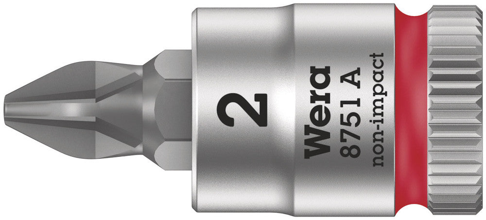 Wera 8751 una combinación de vasos de punta zyklop con accionamiento 1 4, ph 3 x 28 mm - 1 pieza(s) - 05003352001