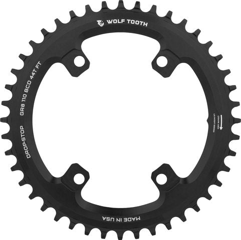 Plato Wolf Tooth Components 110 bcd asimétrico de 4 brazos para shimano grx